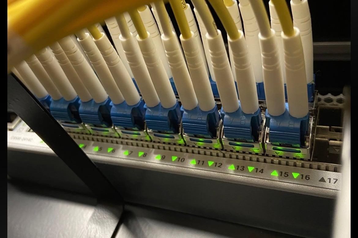 Fibre optic cabling in Halstead